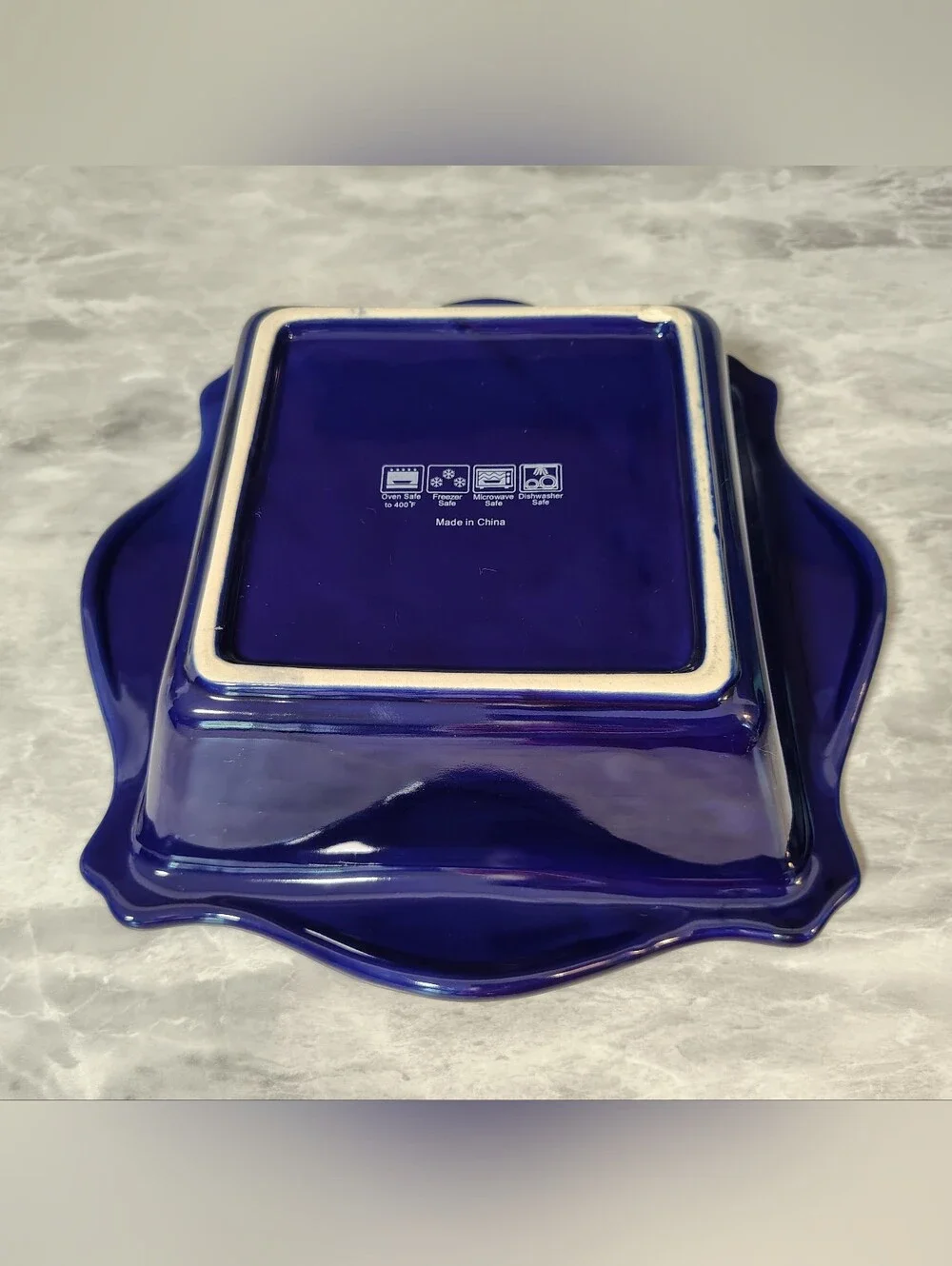 Cobalt Blue Ceramic Baking Dish